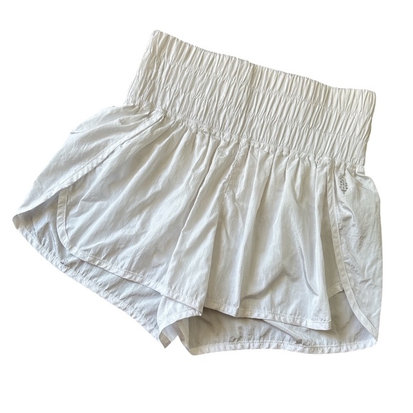 Free People Movement Athletic Shorts High Waist White S - Picture 3 of 5